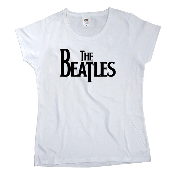 Women's T-shirt Fruit of the loom - The Beatles (Черный) - Mfest