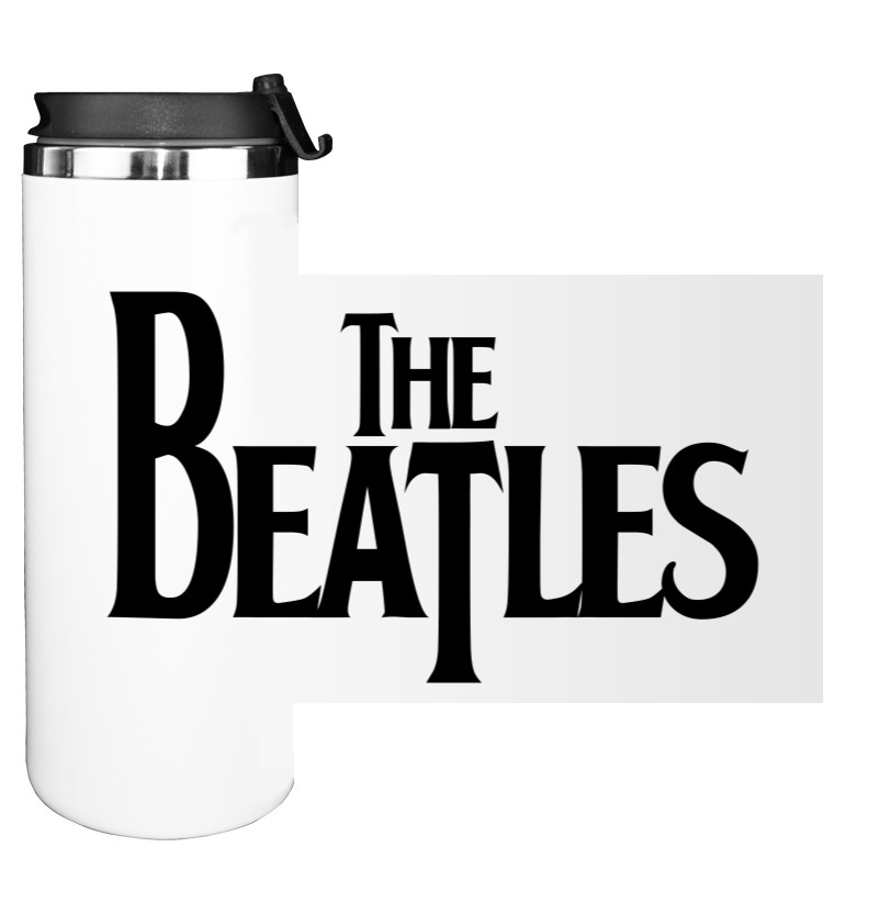 Water Bottle on Tumbler - The Beatles (Черный) - Mfest