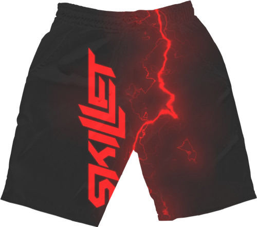 Men's Shorts 3D - SKILLET (1) - Mfest