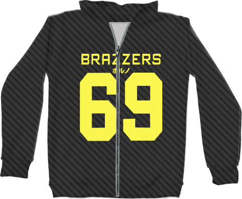 Unisex Zip-through Hoodie 3D - Brazzers 69 - Mfest