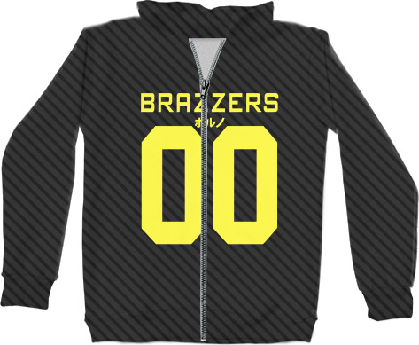 Unisex Zip-through Hoodie 3D - Brazzers 00 - Mfest