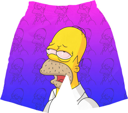 Шорти дитячі 3D - Homer Simpsons (стомлення) - Mfest