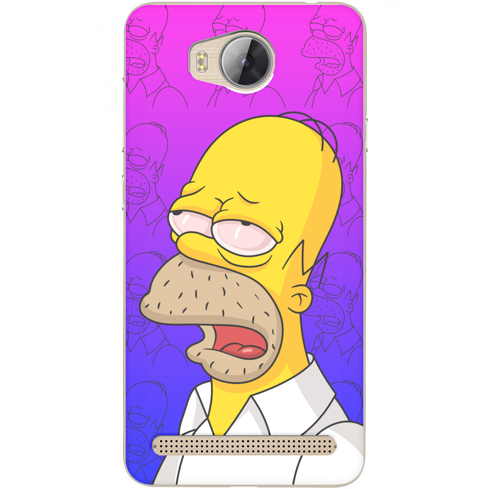 Чехол Huawei - Homer Simpsons (Усталость) - Mfest