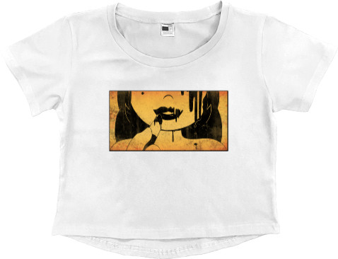 Women's Cropped Premium T-Shirt - Bendy And The Ink Machine 5 - Mfest