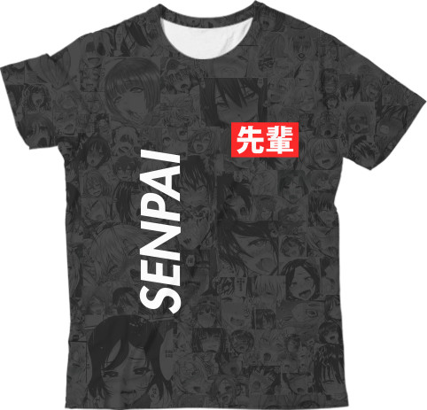 Kids' T-Shirt 3D - Senpai (Поло) - Mfest