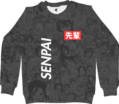 Women's Sweatshirt 3D - Senpai (Поло) - Mfest