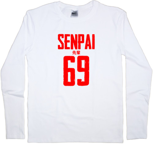 Men's Longsleeve Shirt - Senpai 69 - Mfest