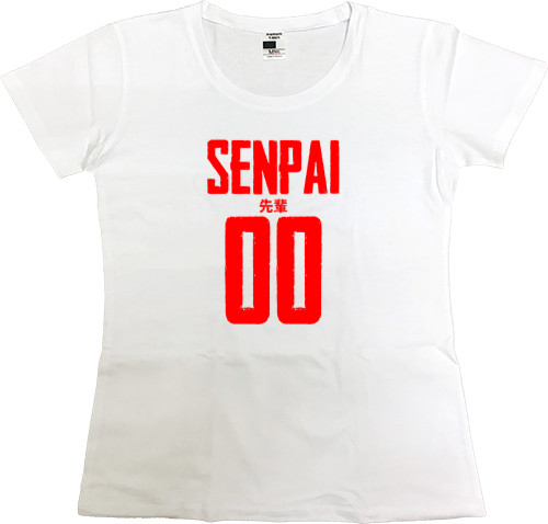 Women's Premium T-Shirt - Senpai 00 - Mfest