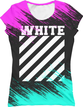 Women's T-Shirt 3D - Off White (4) - Mfest