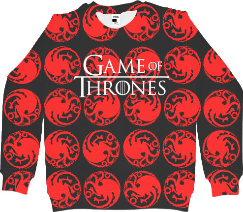 Women's Sweatshirt 3D - Game of Thrones (2) - Mfest