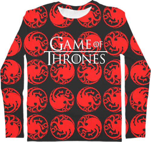 Men's Longsleeve Shirt 3D - Game of Thrones (2) - Mfest