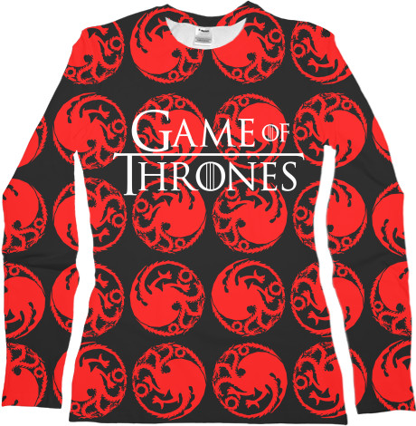 Women's Longsleeve Shirt 3D - Game of Thrones (2) - Mfest