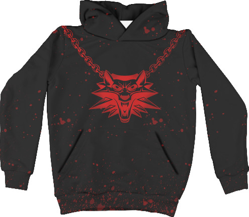 Kids' Hoodie 3D - Ведьмак (1) - Mfest