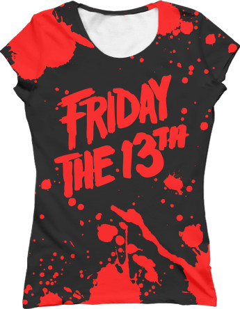 Women's T-Shirt 3D - Friday the 13th (1) - Mfest