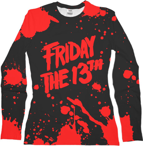 Футболка з Довгим Рукавом Жіноча 3D - Friday the 13th (1) - Mfest