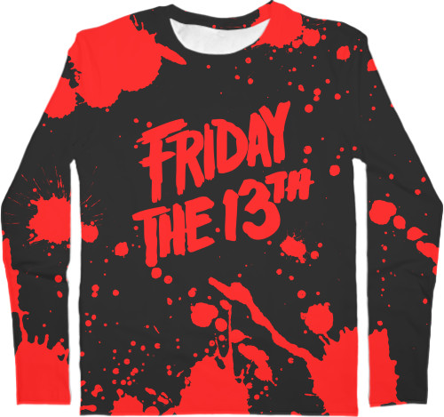 Футболка з Довгим Рукавом 3D Дитяча - Friday the 13th (1) - Mfest