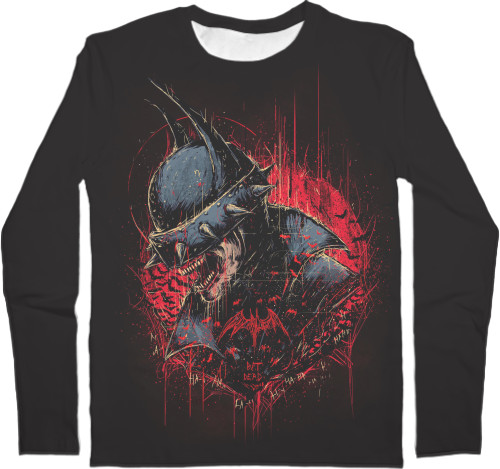 Men's Longsleeve Shirt 3D - Batman METAL - Mfest