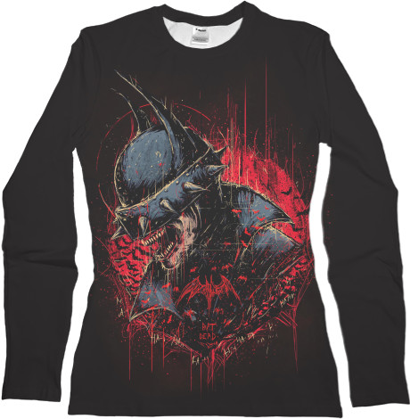 Women's Longsleeve Shirt 3D - Batman METAL - Mfest