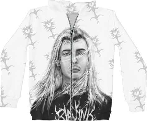 Unisex Zip-through Hoodie 3D - Ghostemane 2 - Mfest