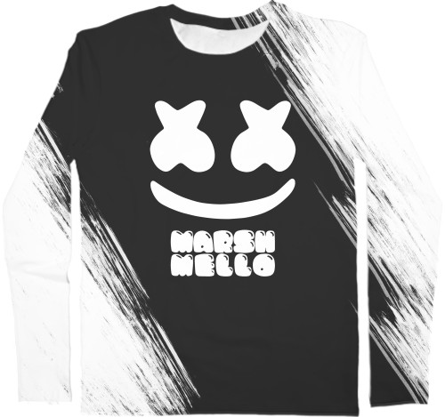 Men's Longsleeve Shirt 3D - Marshmello 3 - Mfest