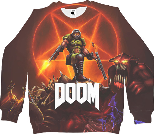 Men's Sweatshirt 3D - DOOM 2 - Mfest