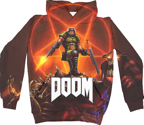 Unisex Hoodie 3D - DOOM 2 - Mfest