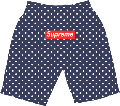 Men's Shorts 3D - Supreme в точку - Mfest