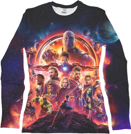 Women's Longsleeve Shirt 3D - Avengers: Infinity War - Mfest