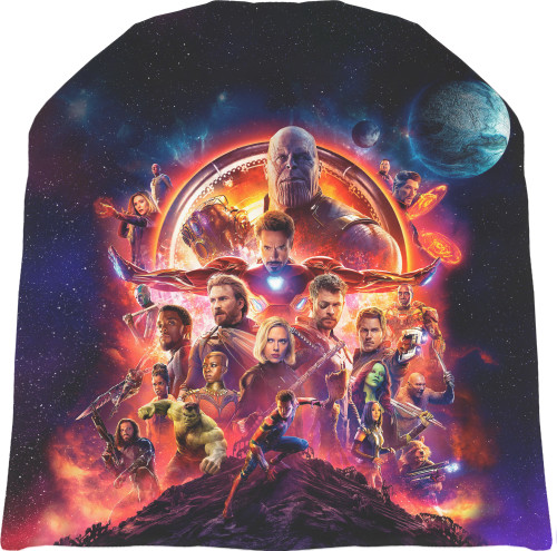 Hat 3D - Avengers: Infinity War - Mfest