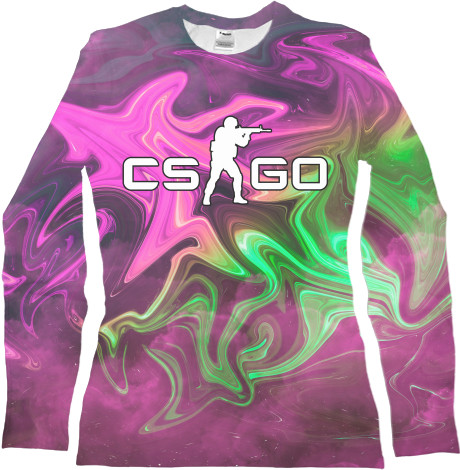 Women's Longsleeve Shirt 3D - CS GO (3) - Mfest