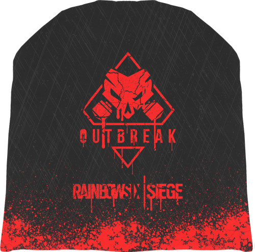 Hat 3D - RAINBOW SIX SIEGE OUTBREAK - Mfest