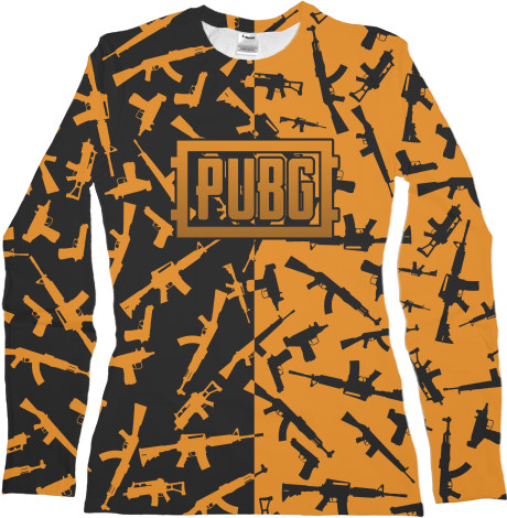 Women's Longsleeve Shirt 3D - PUBG (11) - Mfest