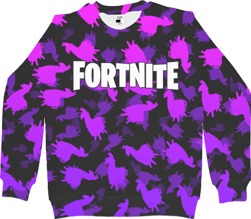 Men's Sweatshirt 3D - Fortnite (Лама) - Mfest