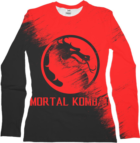 Women's Longsleeve Shirt 3D - Mortal Kombat (2) - Mfest