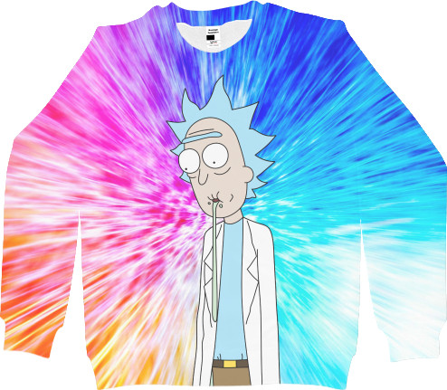 Women's Sweatshirt 3D - Rick and Morty - Mfest