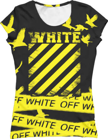 Women's T-Shirt 3D - OFF White (3) - Mfest