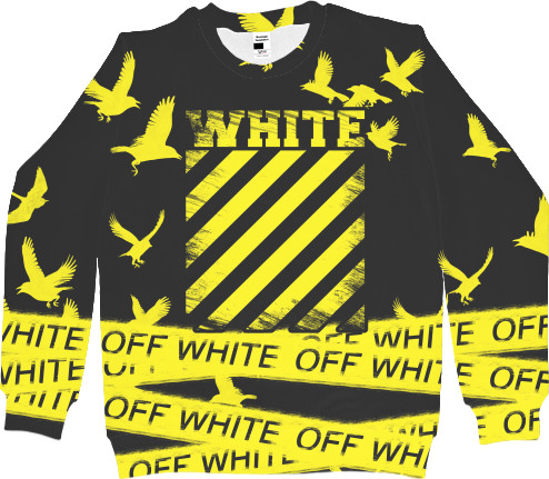 Women's Sweatshirt 3D - OFF White (3) - Mfest