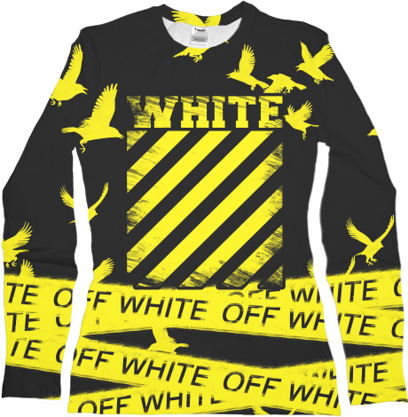 Women's Longsleeve Shirt 3D - OFF White (3) - Mfest