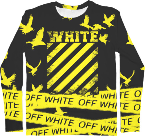 Kids' Longsleeve Shirt 3D - OFF White (3) - Mfest