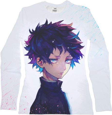 Women's Longsleeve Shirt 3D - Mob Psycho 100 (1) - Mfest