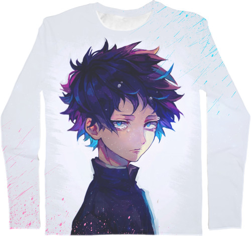 Kids' Longsleeve Shirt 3D - Mob Psycho 100 (1) - Mfest