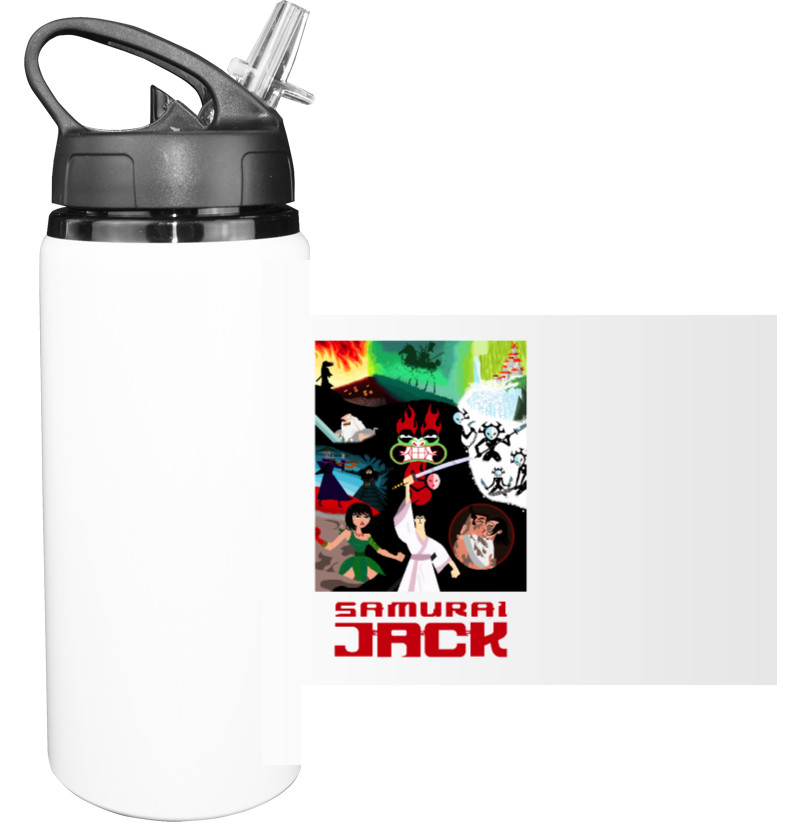 Sport Water Bottle - Самурай Джек (2) - Mfest