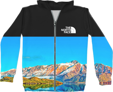 Худі на блискавці 3D Унісекс - THE NORTH FACE (5) - Mfest