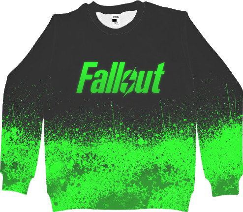 Men's Sweatshirt 3D - Токсический Fallout - Mfest