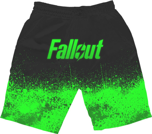 Men's Shorts 3D - Токсический Fallout - Mfest