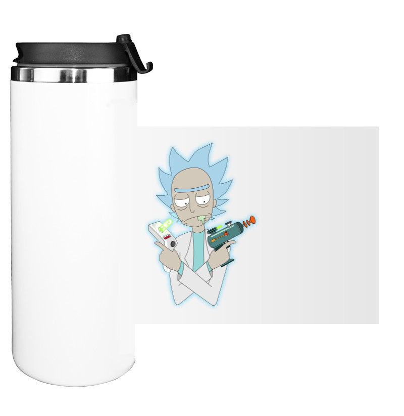 Water Bottle on Tumbler - Rick and Morty (Пушки) - Mfest