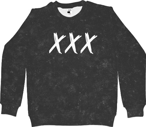 Men's Sweatshirt 3D - XXX: PEOPLE SUCK (Сзади) - Mfest