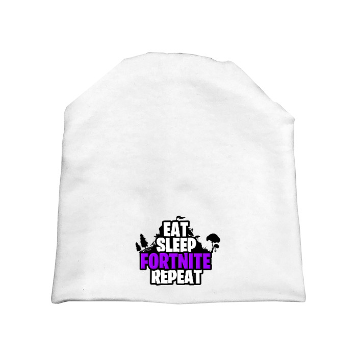 Шапка - Eat Sleep Fortnite Repeat - Mfest