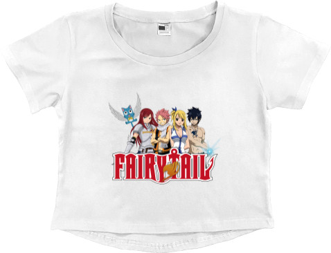 Women's Cropped Premium T-Shirt - Fairy Tail (2) - Mfest