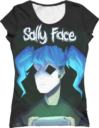 Women's T-Shirt 3D - Sally Face (2) - Mfest